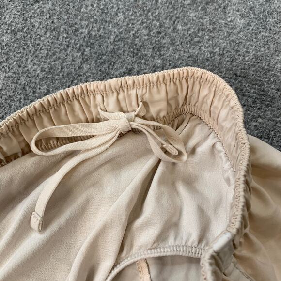 Nike Shorts Women M Medium Ivory White Tempo Drawstring Moisture Wicking Running - Picture 7 of 13